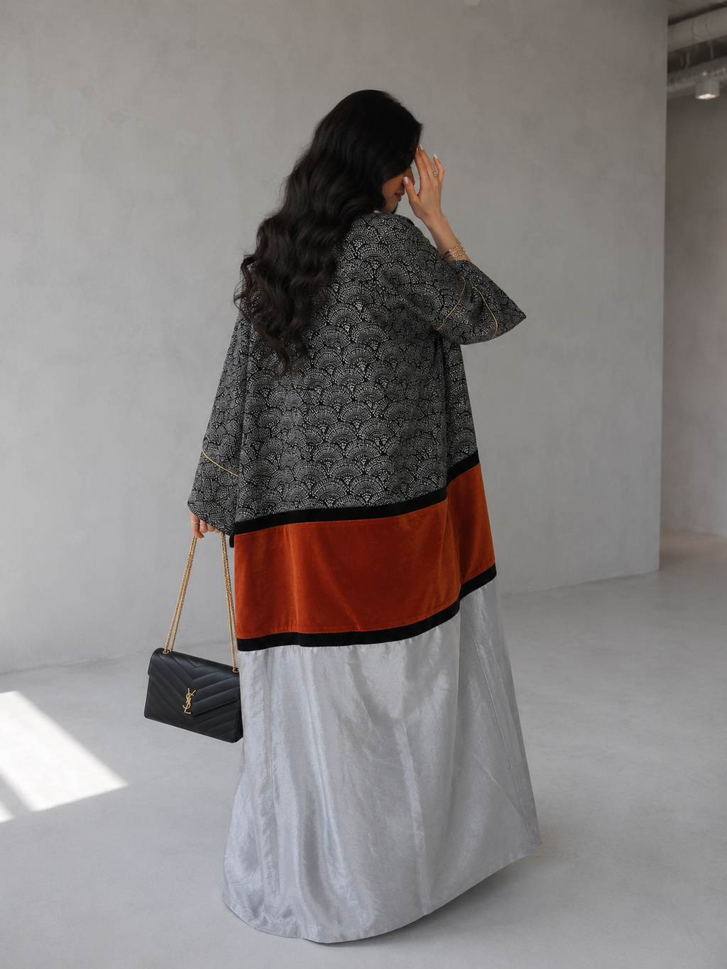 The Mosaic Abaya I عباية الفسيفساء والمخمل