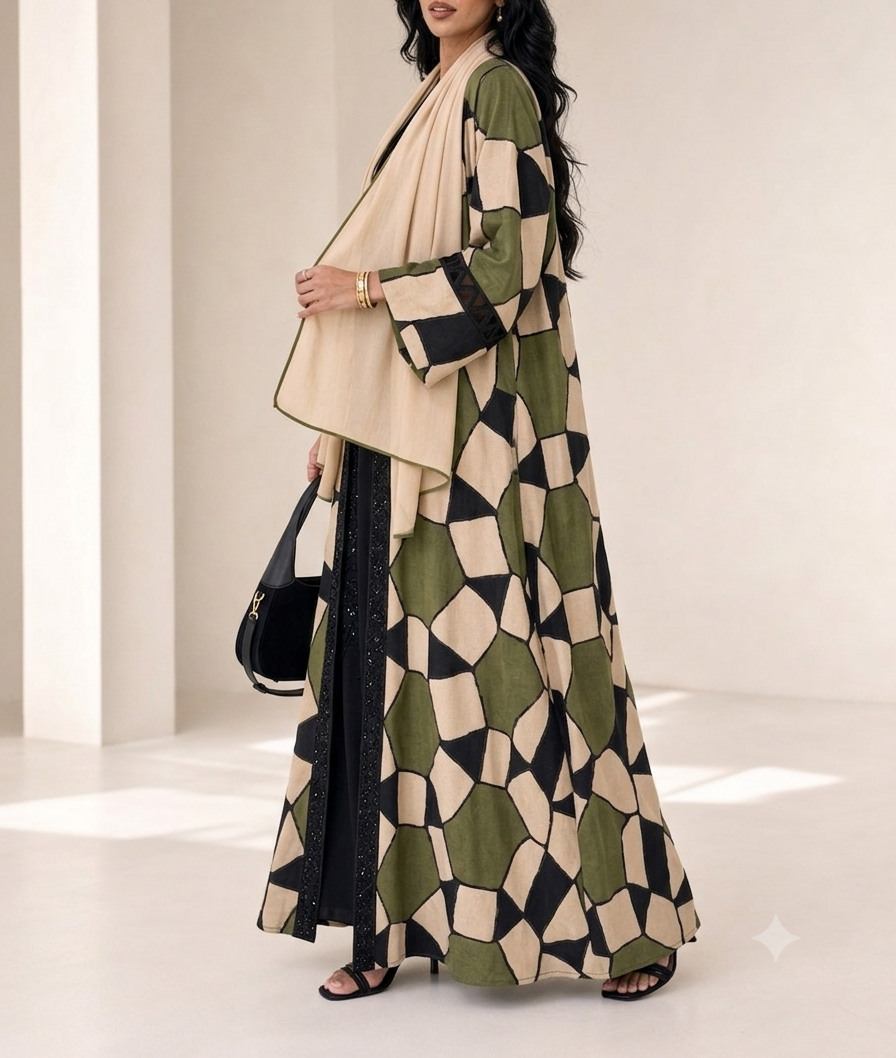 Geometric Abaya