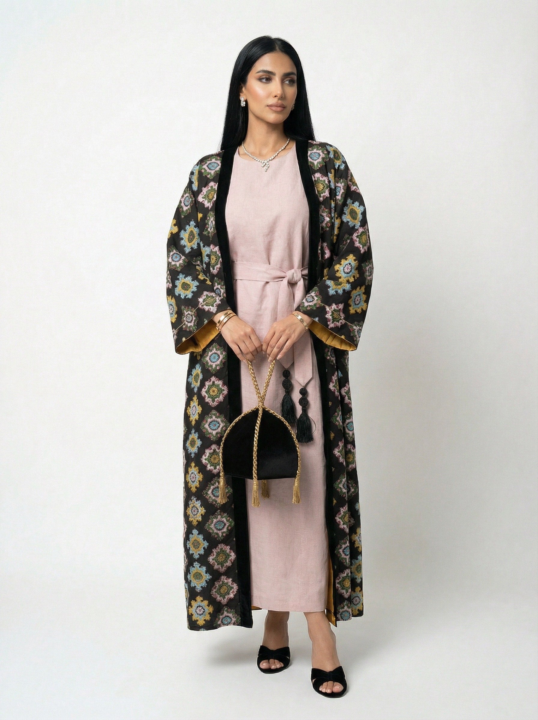 2 Pieces Persian Art Kaftan