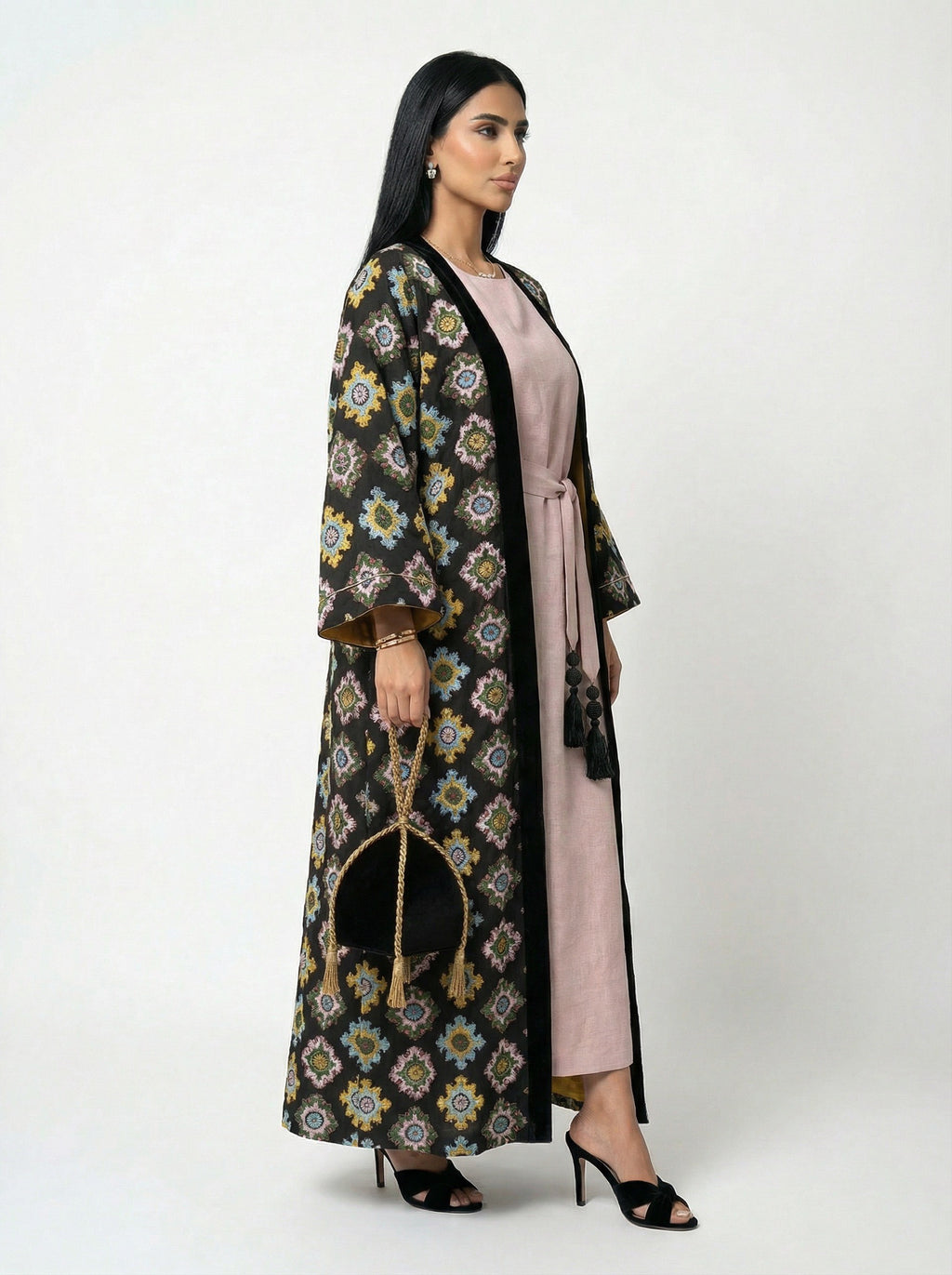 2 Pieces Persian Art Kaftan