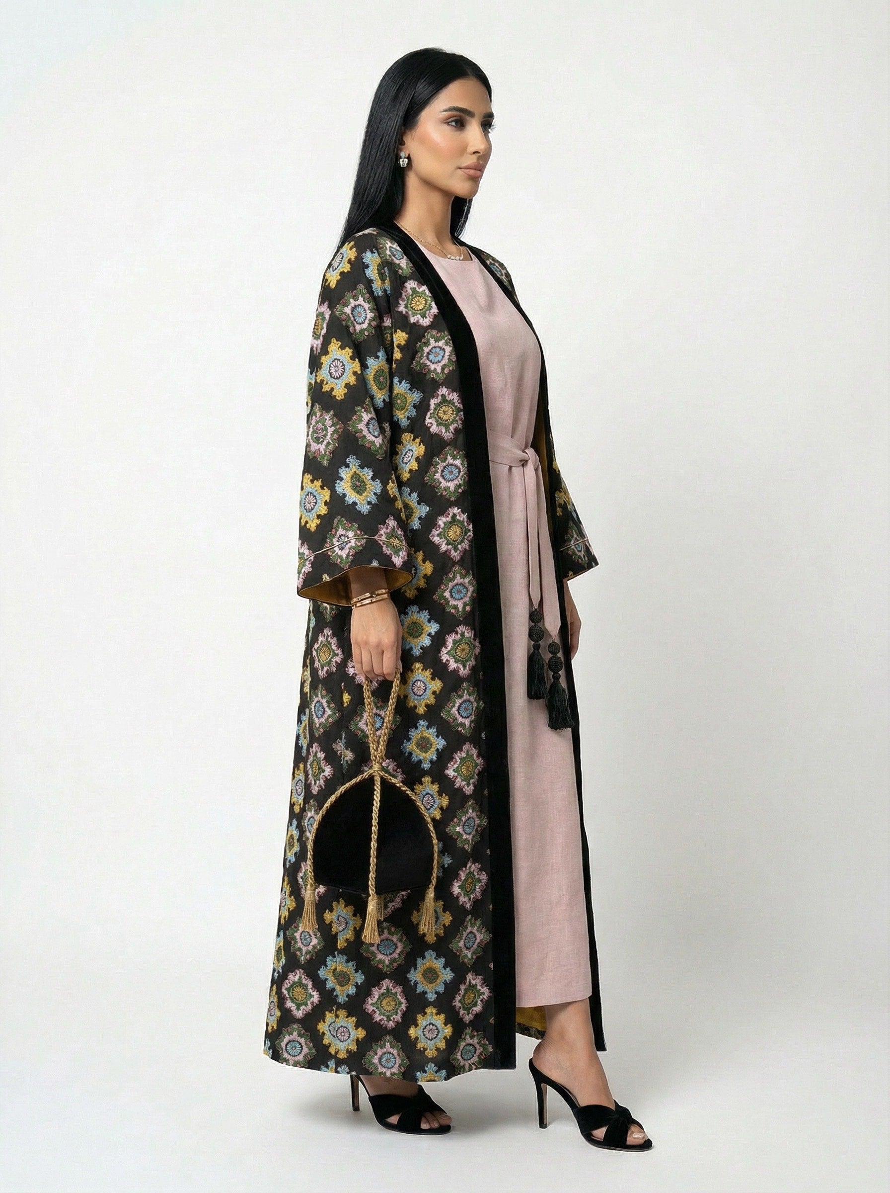 2 Pieces Persian Art Kaftan